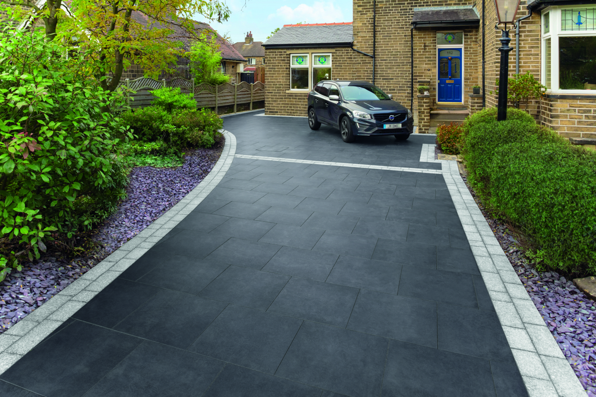 Block paving driveway
